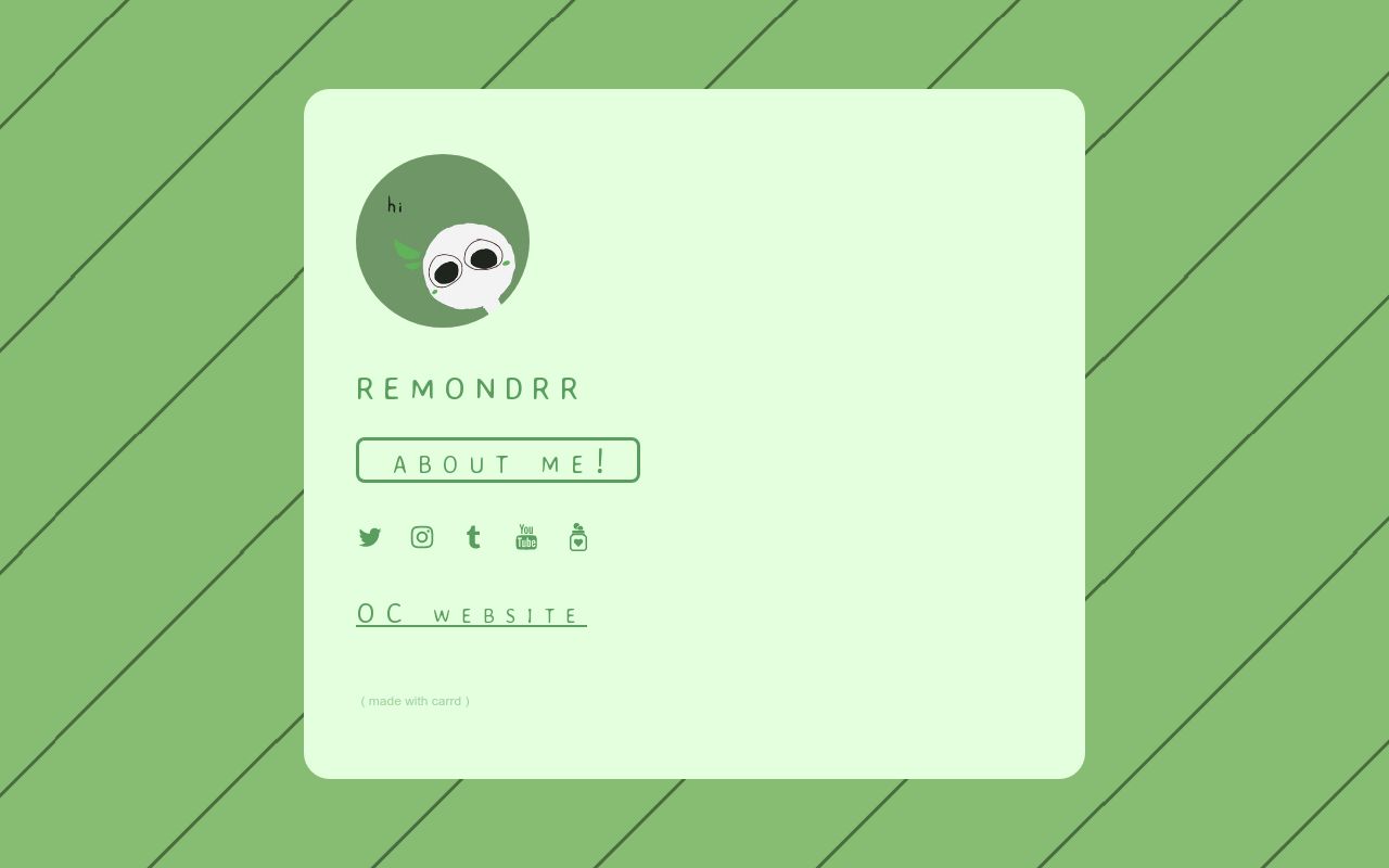 Carrd profile picture for @remon